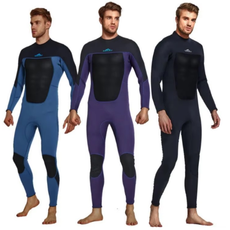 Wetsuit 3Mm Neoprene - Mens Wetsuit 3MM Neoprene Full Body
