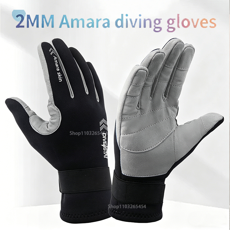 Spearfishing Glove - New 2mm Neoprene Diving Gloves Non-slip