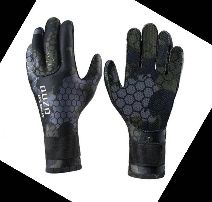 Spearfishing Glove - 5mm Winter Spearfishing Diving Gloves Scratch-proof