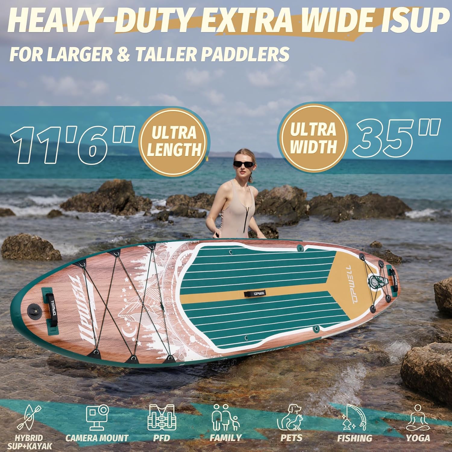 Inflatable Stand Up Paddle Boa - огляд і ціна Stand Up Paddle Leash