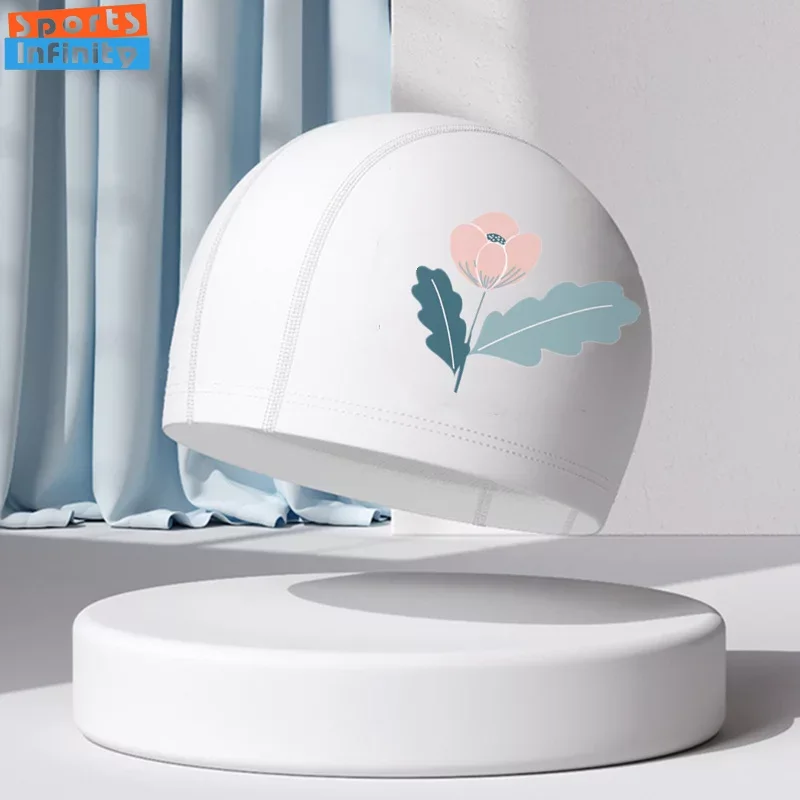 Girls Swimming Cap Cartoon Cut - огляд і ціна Aquatic Sports Cap