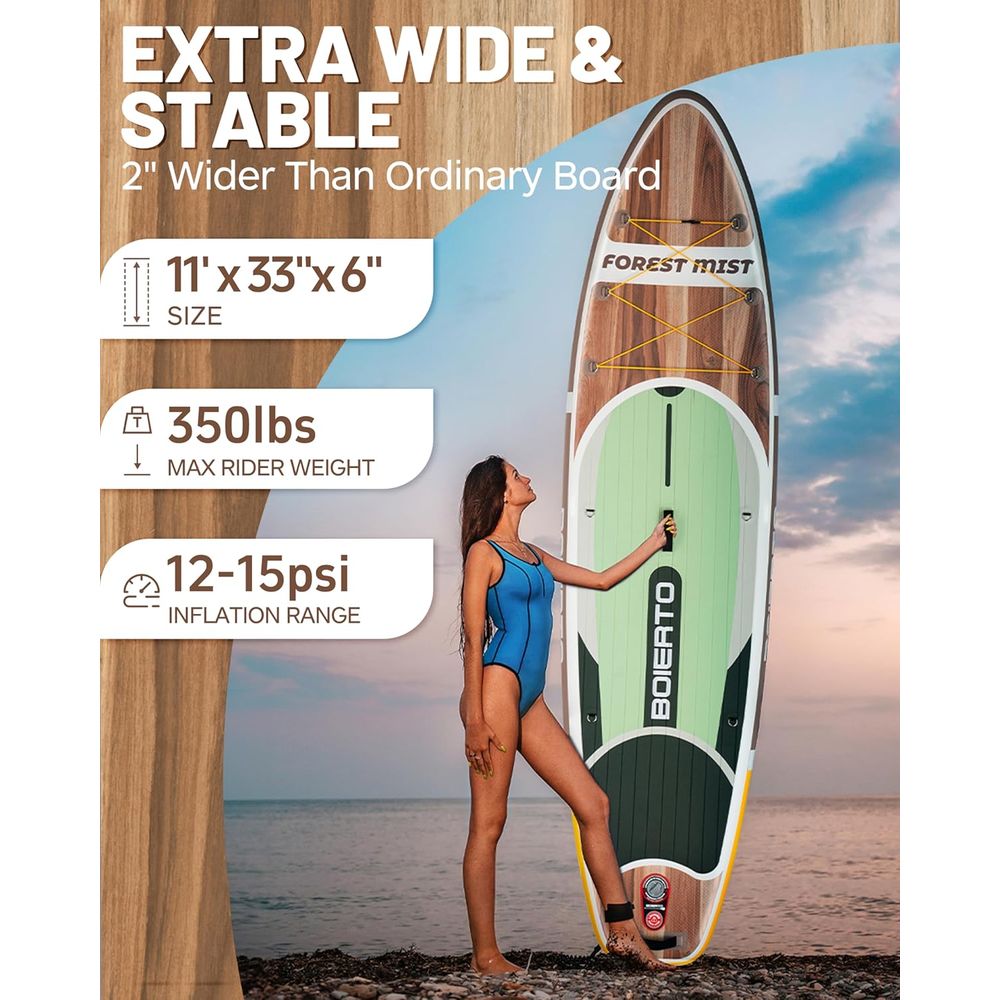 Wide Stand Up Paddle Board 10' - огляд і ціна Stand Up Paddle Leash