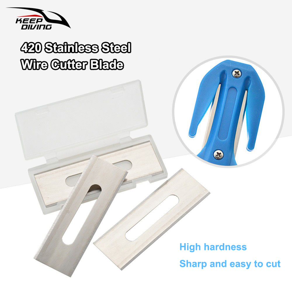 3PCS/lot Replaced Blades for K - огляд і ціна Dive Knife Titanium