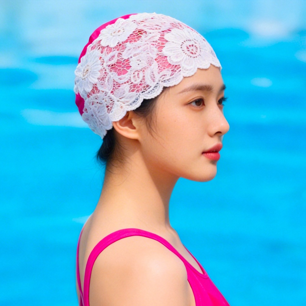 Fashion Protect Ears Lace Swim - огляд і ціна Aquatic Sports Cap