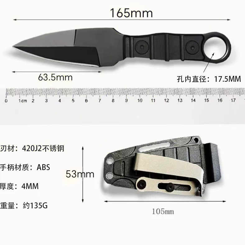 New Arrival Portable Outdoor F - огляд і ціна Dive Knife Titanium