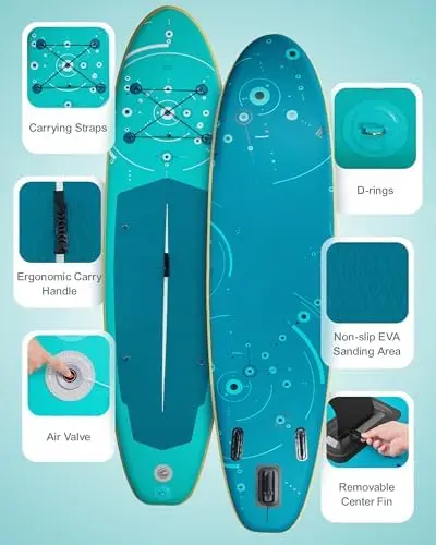 Extra Wide Iatable Stand Up Pa - огляд і ціна Stand Up Paddle Leash