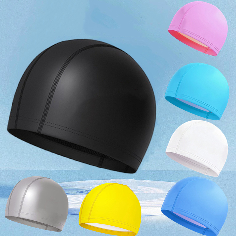 Waterproof PU Swimming Cap for - огляд і ціна Aquatic Sports Cap