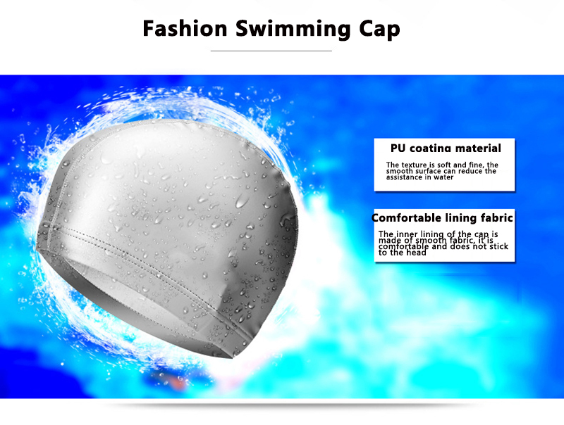 Waterproof PU Swimming Cap for - огляд і ціна Aquatic Sports Cap
