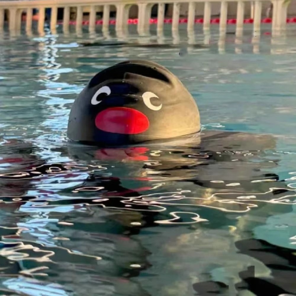 Cute Cartoon Elastic Penguin S - огляд і ціна Aquatic Sports Cap