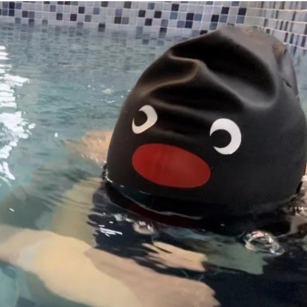 Cute Cartoon Elastic Penguin S - огляд і ціна Aquatic Sports Cap