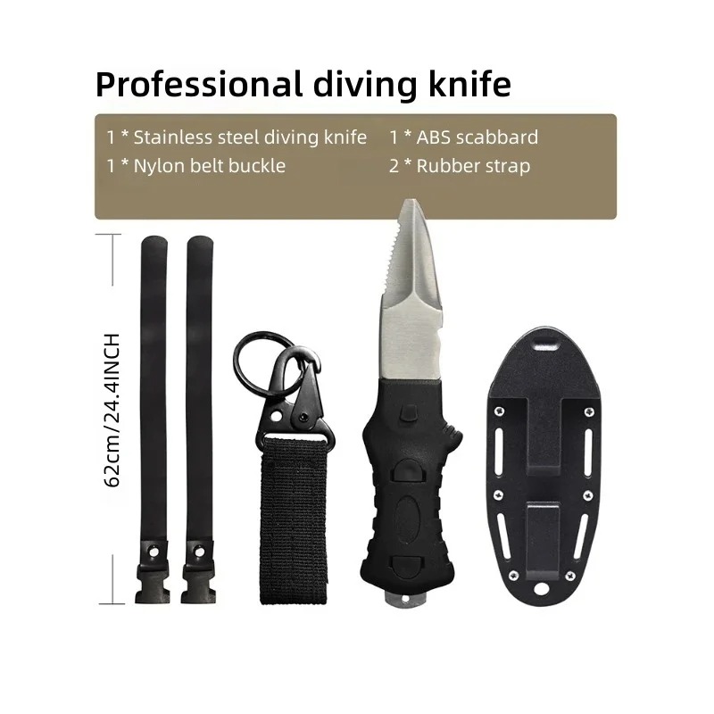 Outdoor Water Rescue Knife, St - огляд і ціна Dive Knife Titanium