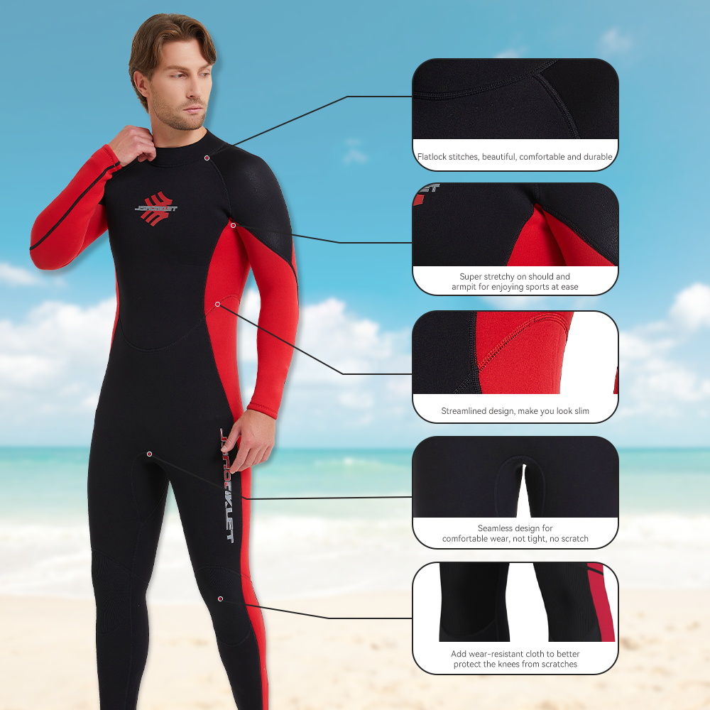 Men's 3mm Neoprene Snorkeling  - огляд і ціна Wetsuit 3Mm Neoprene