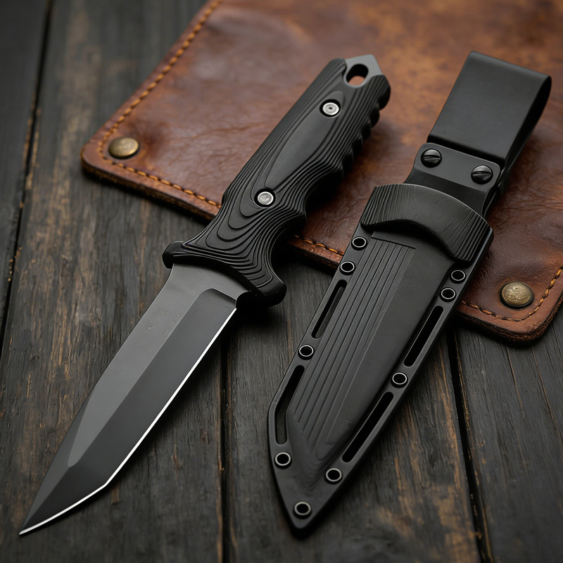 8071 High Quality Stainless St - огляд і ціна Dive Knife Titanium