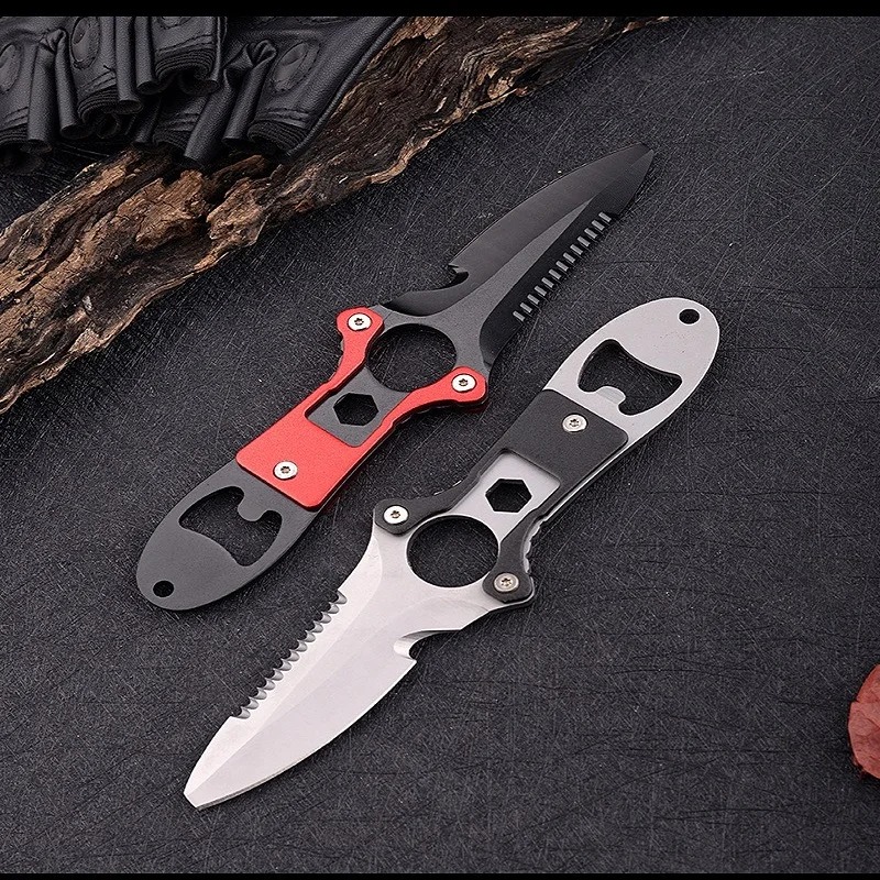Stainless steel multifunctiona - огляд і ціна Dive Knife Titanium