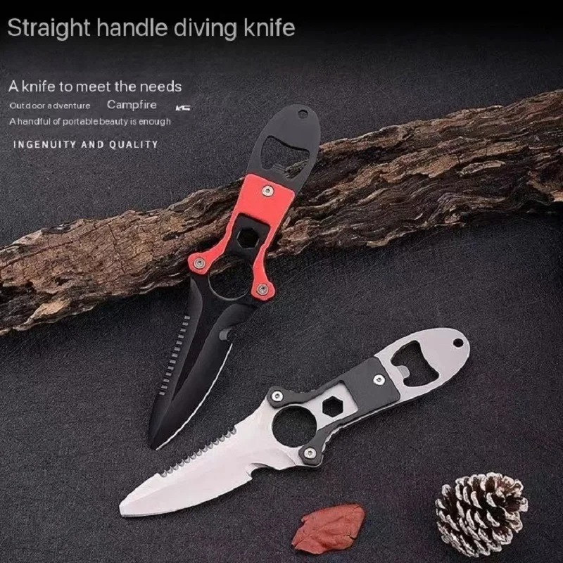 Stainless steel multifunctiona - огляд і ціна Dive Knife Titanium